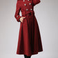 Women Hooded Military Wool Coat 0705