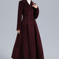 1950s Long Wool Princess Coat 3239