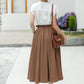 Women linen summer skirt 5982
