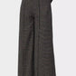 Maxi plaid wide leg wool pants 5418