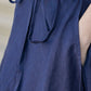 A line swing wrap summer linen skirt 4903