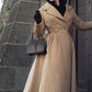 vintage inspired Wool Princess swing coat 2527#