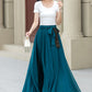 Prom summer maxi swing chiffon skirt 5171