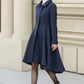 Vintage Inspired blue Winter Wool Coat 5352