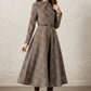 Vintage Inspired Plaid Wool Dress 5265