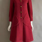 vintage inspired a line winter wool coat 5288