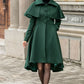 Vintage Inspired Green Winter Wool Coat 3143