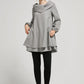 Wome's  wool tuic dress in grey 2310