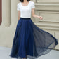 Summer Swing Circle chiffon Skirt for Women 5109