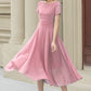 Romantic and Flowy Dress for Spring Weddings & Garden Parties 6034