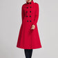 Double Breasted Winter Wool Coat Women 5614