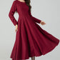Vintage Womans Winter Wool Dress 4546