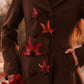 Double Breasted Maxi wool coat women 4742
