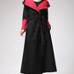 Winter Long Maxi Warm wool coat with Large Hood 0700#