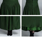 Maxi Womens wool skirt for winter 5228