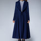 Wool Princess coat Vintage inspired Swing coat 1866#