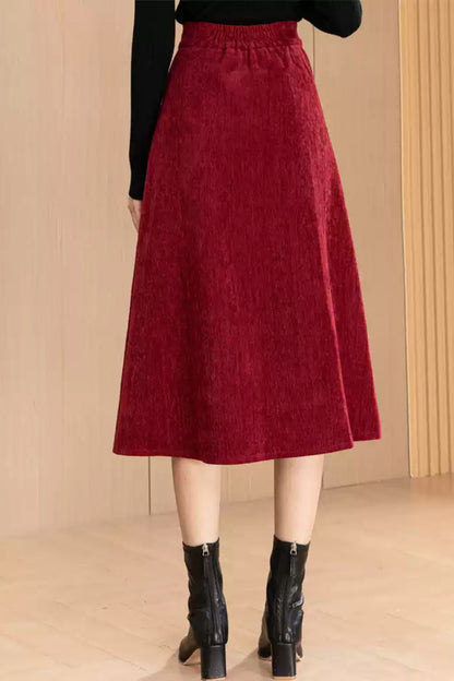 A line autumn/winter skirt women 6194