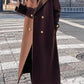 Long winter wool trench coat women 5474