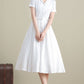 1950s Retro Swing Midi Dress Women 3271