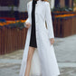 Long winter trench wool coat women 3781