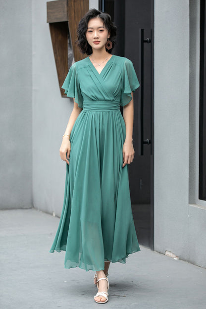 Boho Summer swing chiffon dress 5859