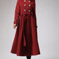 Women Hooded Military Wool Coat 0705