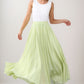 Summer Maxi Swing Flowy Cotton Ankle length Full Skirt 3562