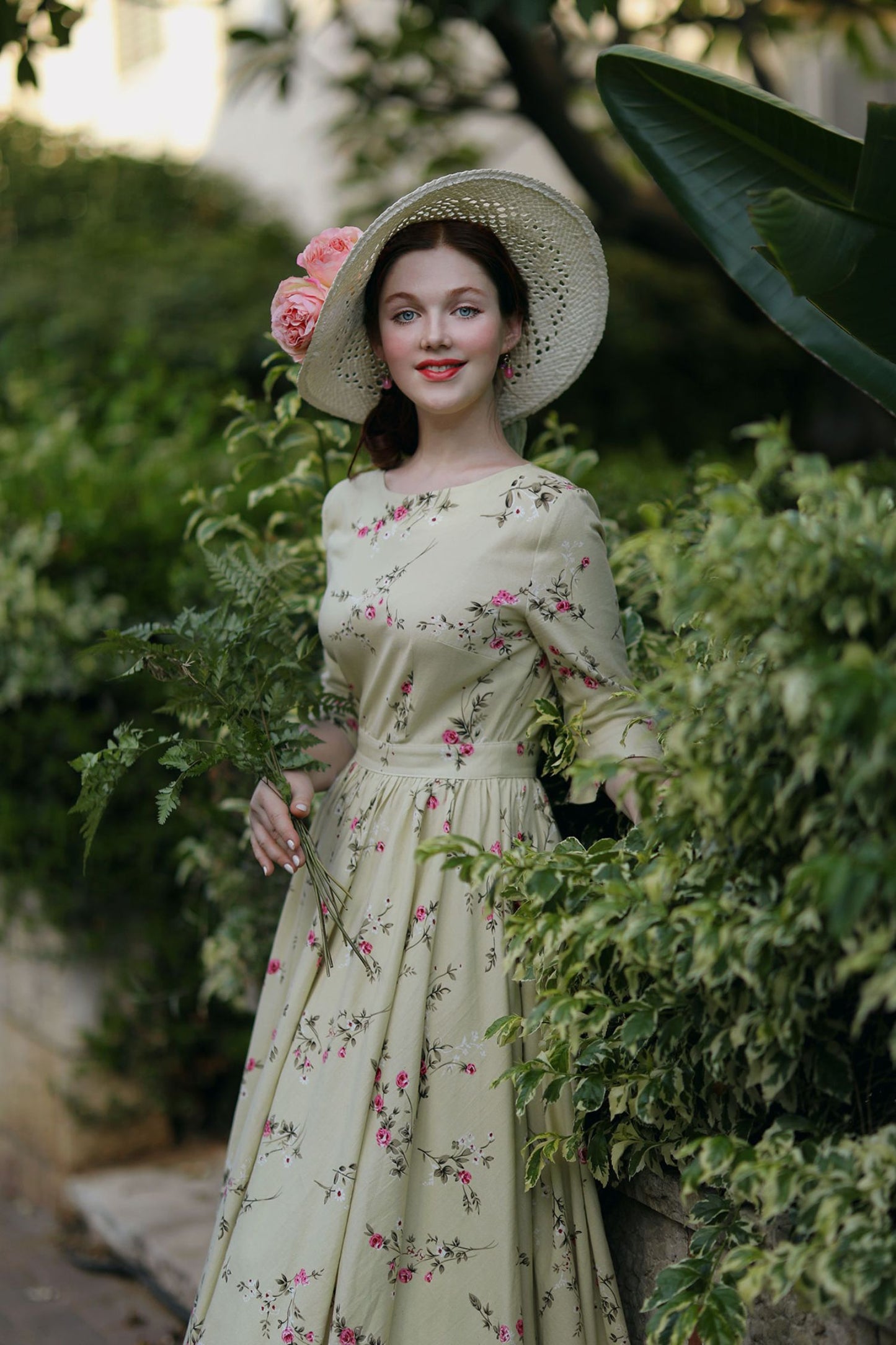 Summer Floral Swing Maxi Bridesmaid Dress 1710