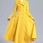 Double breasted maxi wool coat 2412