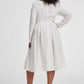 White Midi Wedding  Bridesmaid Dress 3402，175-US16 #CK2200788