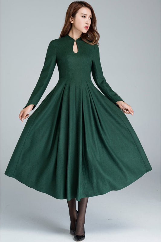 1950s Retro Fit and Flare Dress 1621