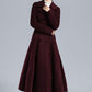 1950s Long Wool Princess Coat 3239