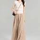 Flowy Long Boho Maxi Linen Skirt 4959