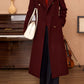 Double breasted long winter wool coat 6274