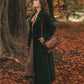 Vintage inspired Long wool coat women 3160