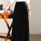 A line midi velvet winter skirt 5476