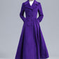 Vintage Inspired Long Wool Princess Coat 3237