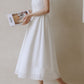 Prom white summer beach dresses L0600