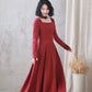 Womens spring Long Maxi Linen dress 3328