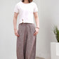 Womens Casual long linen pants 5911