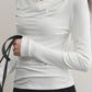 V neck long sleeves knit top 5530