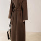 Maxi loose fitting winter wool coat 5475