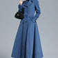 Vintage Inspired Long Wool Princess Coat Women 3127