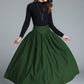 Maxi Womens wool skirt for winter 5228