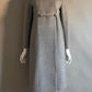 Gray winter long winter wool coat 5286