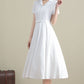 1950s Retro Swing Midi Dress Women 3271