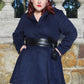 Women's Winter Single breasted wool Coat 2418