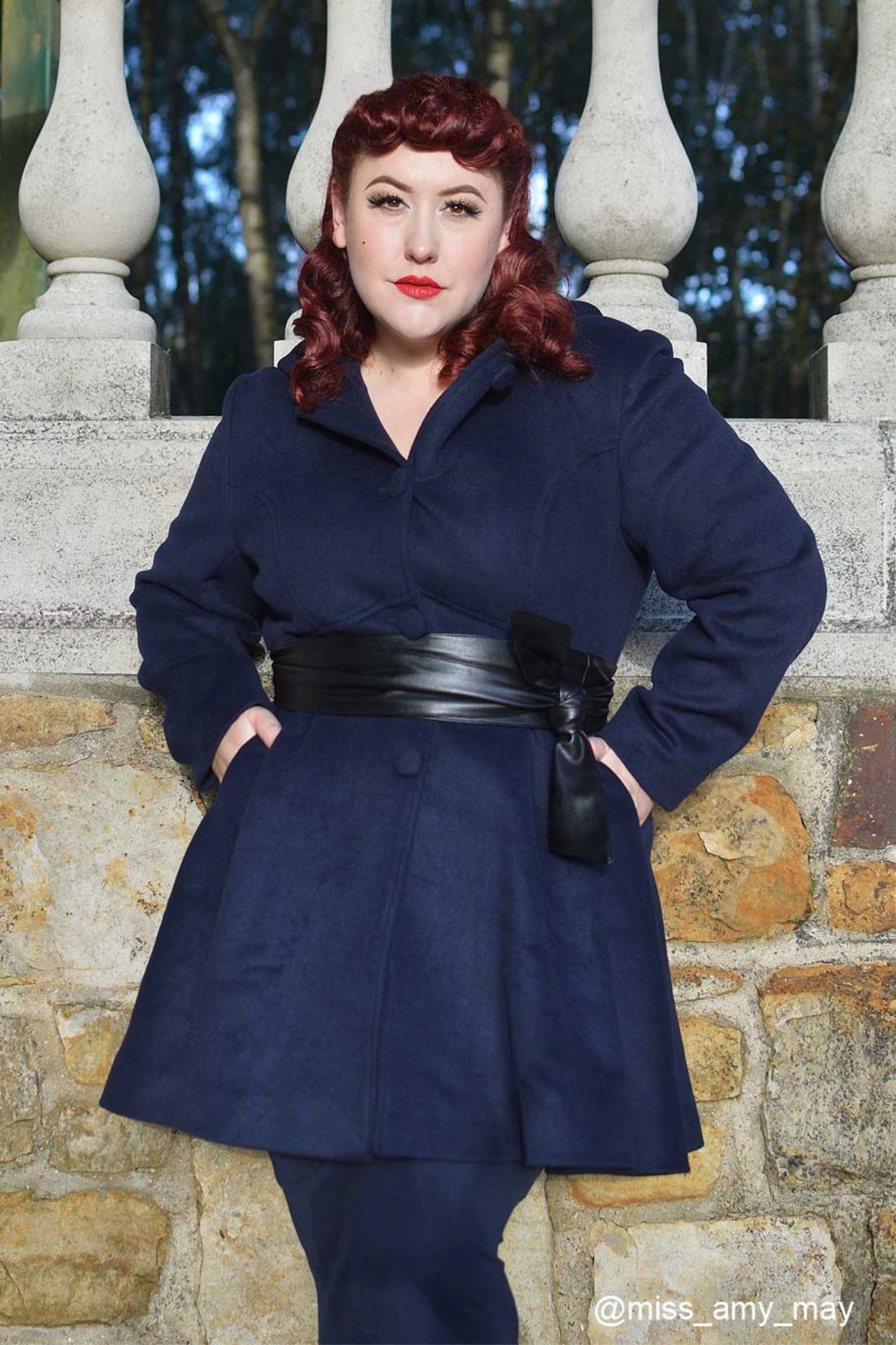 Women's Winter Single breasted wool Coat 2418