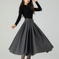 Wool skirt, Long Wool skirt, Wool midi skirt 4552