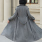 Striple winter long trench wool coat 5455